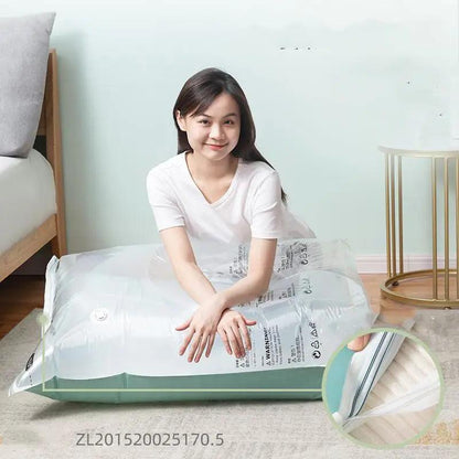 No Need Pump Vacuum Bags Large Plastic Storage Bags for Clothing