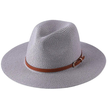 56-58-59-60CM New Natural Panama Soft Shaped Straw Hat