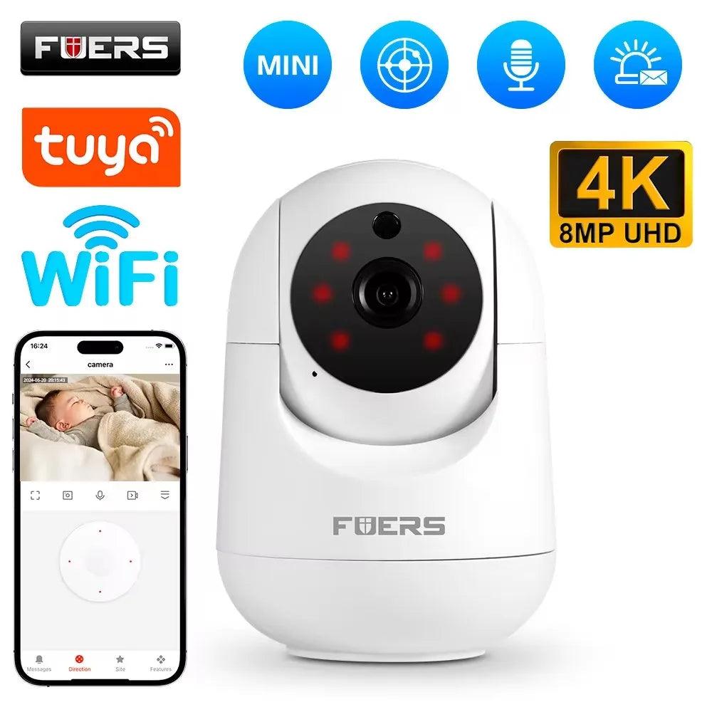 Fuers 5MP WiFi Camera Tuya Smart Home Indoor Security Monitor