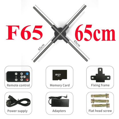 42-100CM 3D Fan Hologram Projector Wifi Display Sign