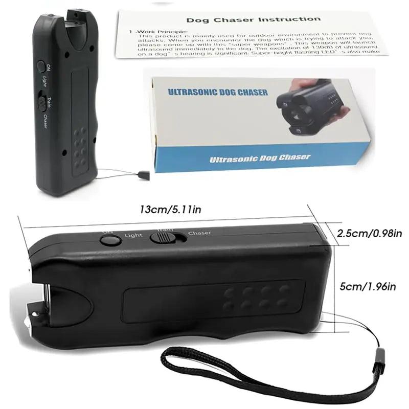 Dog Repeller Portable Ultrasonic Deterrent Handheld Trainer