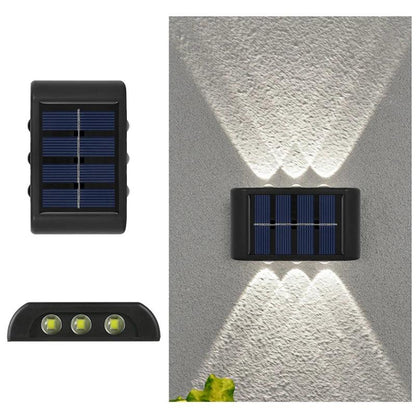 6LED Solar Lights Outdoor Atmosphere Wall Lamp Decor