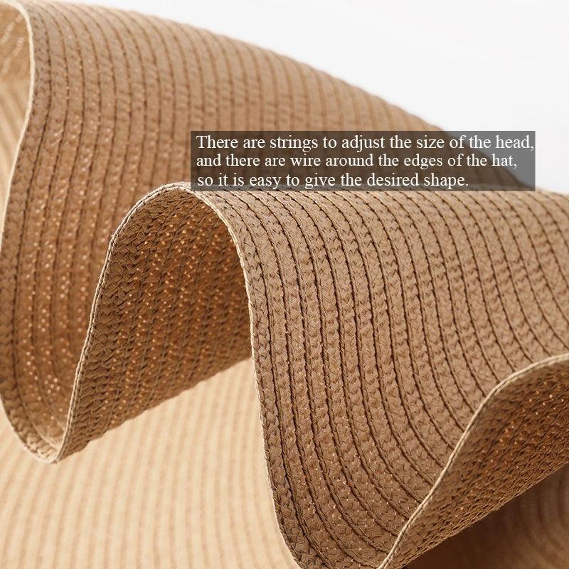 70cm Oversized Wide Brim Sun Hat Large UV Protection Beach