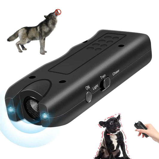 Dog Repeller Portable Ultrasonic Deterrent Handheld Trainer
