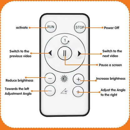 42cm 3D Holographic Fan Wifi Remote Custom DIY Video LOGO