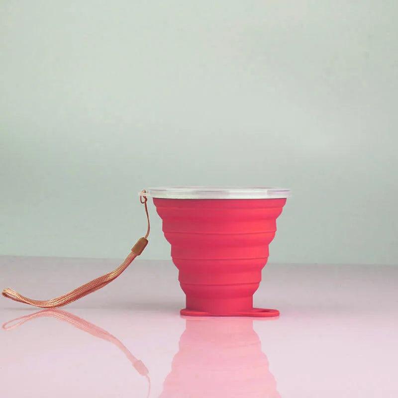 Silicone Foldable Cup Collapsible Cute Water Bottle Travel