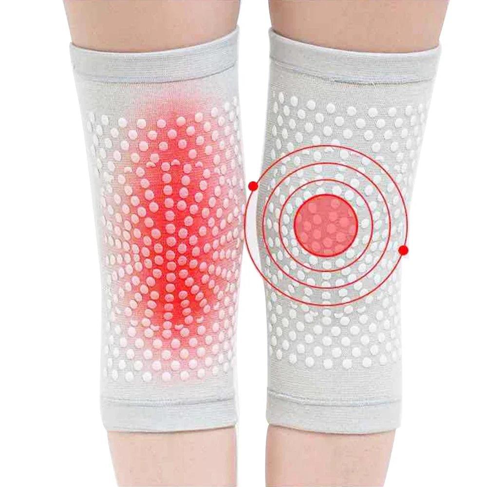 2PCS New Self Heating Knee Braces Sleeve Tourmaline Support